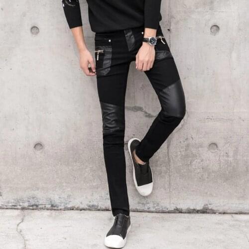 MYAZHOU Mens Leather Pants