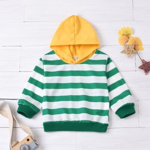New Autumn Toddler Baby Boys Girls Clothes Hoodies Patchwork Pullover Spring Infant Kids Sweatshirt Tops Clothing Tracksuit
