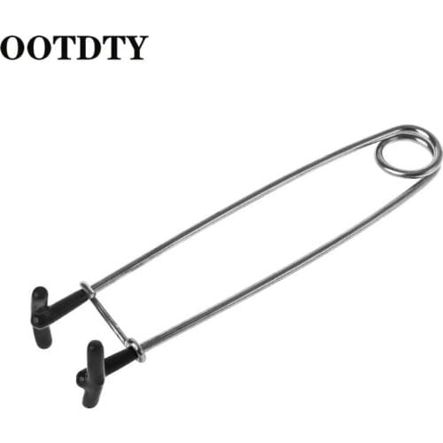 OOTDTY 17cm Stainless Steel Fish Mouth Spreader Piler Opener Lip Gripper Tackle Tools Fish Mouth Opener