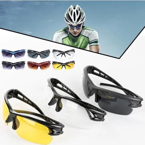 1PCs Cycling Sunglasses UV400 Outdoor Fishing Riding Sport Sun Glasses Goggles Eyewear Bikes Sport Explosion-proof Goggles