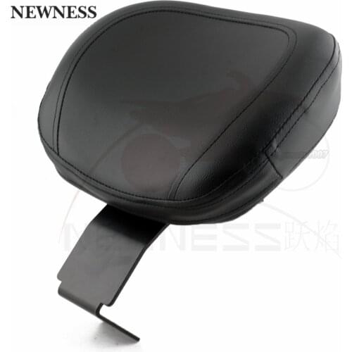 Motorcycle Driver Rider Backrest Seat Back Rest Leather For Yamaha V-Star 650 XVS 400 650 1998-2017