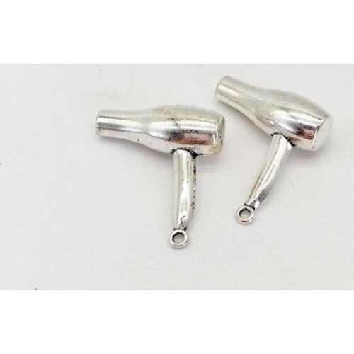 New Arrival 5 pcs/lot Alloy hair dryer 23*27*9mm Jewelry Making DIY Earrings necklace bracelet Charms Handmade Crafts