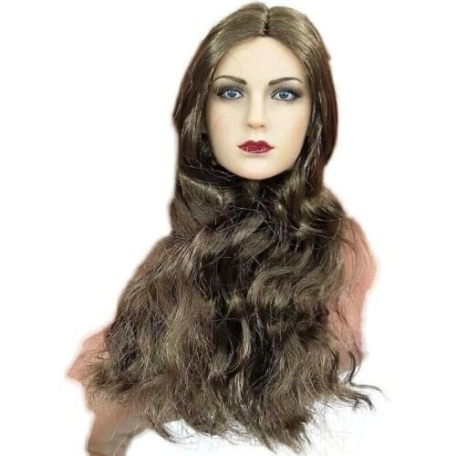 In stock 1/6 scale PL2020-165C Spartan female head sculpture for 12 inch action figure body