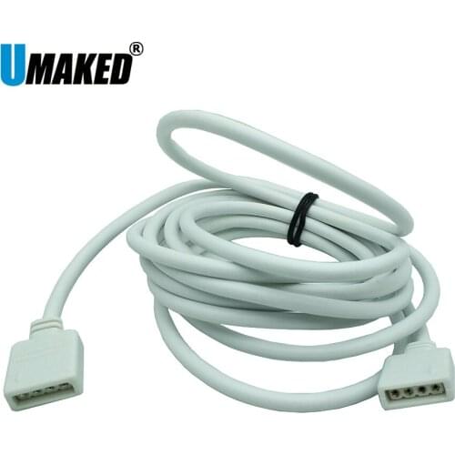 0.5m 1m 5m 4Pin Connector LED connecting wire male and female connector for led strip light power supply