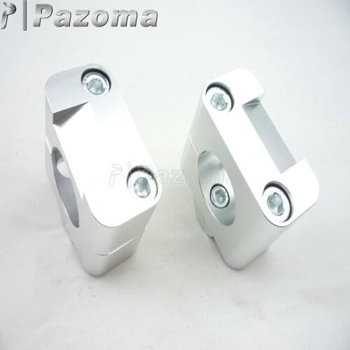 1 Pair Motorbike 1 1/8" Fat Bar Handlebar Risers Mount Clamp for ATV Quad Pit Dirt Bike