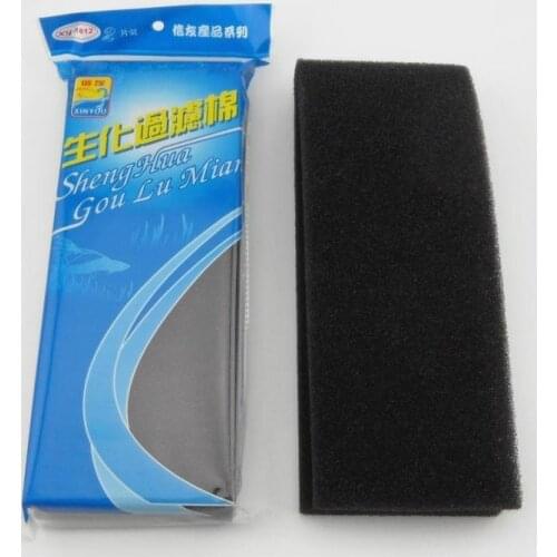 1PCS 32*12*2cm Aquarium Fish Tank Black Filter Biochemical Cotton Sponge Fish Tank Reusable Aquatic Supplies XY-1812