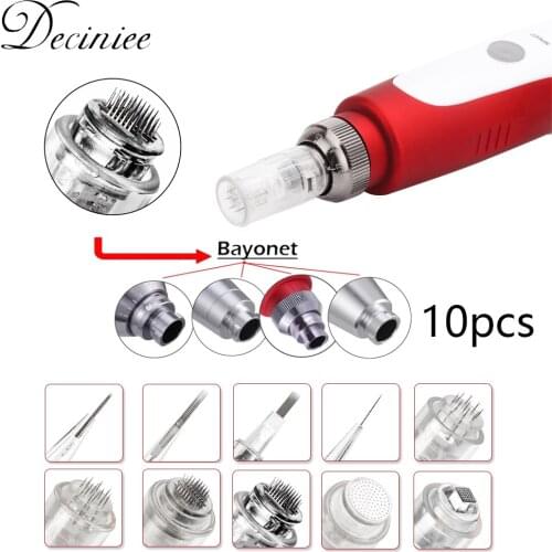 10pcs Bayonet Cartridge Replacement for Micro needle pen 9 pin / 12 pin/ 36 pin/ nano Micro Nano Needles Cartridges Replacement