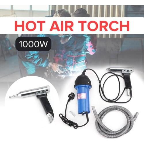 1000W Split Plastic Welding Heat Gun Torch Hot Air Welding Tool 40-550℃ 2800Pa