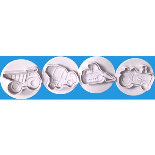DIY Car Cartoon Baking Mould Biscuit Mould Cookie Cutter 3D Three-Dimensional Cartoon Biscuits Mold Baking Tools for Cakes Tools