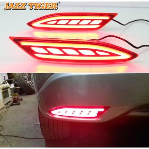 Car LED Rear bumper light Rear Fog Lamp Auto Brake Reflector For Honda HR-V HRV 2016 2017 2018 Backup Bumper Lights Assembly