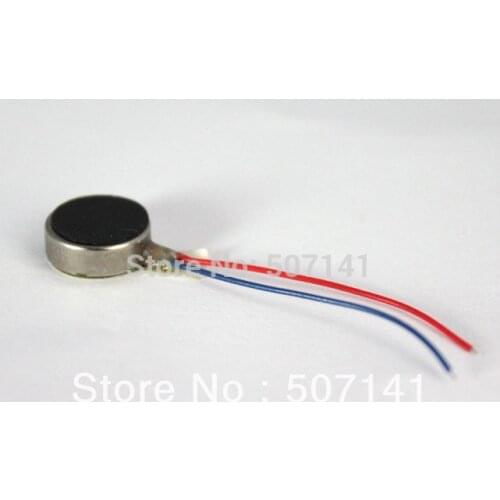 FREE SHIPPING +500pcs 3V 10 mm diameter 3.4 mm Thick Coin Vibration Vibrator Micro Motor Flat Pager