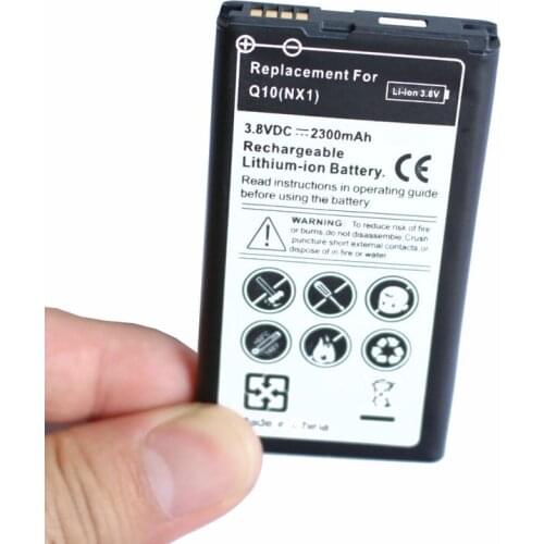 Ciszean 10pcs/lot 2300mAh ACC-53785-201 / BAT-52961-003 / NX1 Replacement Battery For Blackberry Q10 Q10 LTE Q10 LTE SQN100-1