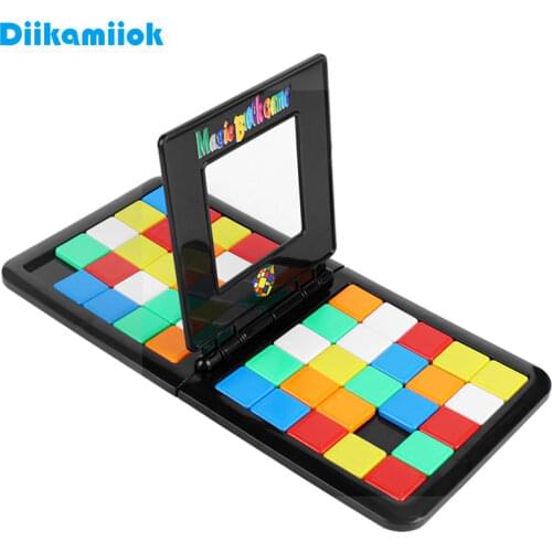 Color Battle Square Race Game Mobile Puzzle Cube Children Parent-Child Interactive Desktop Games Kids Learning Educational Toys