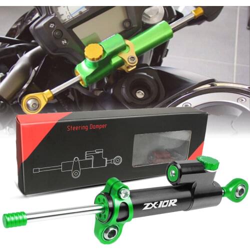 FOR KAWASAKI ZX10R ZX 10R ZX10 R 2004 2005 2006 2007-2015 CNC Adjustable Motorcycles Steering Stabilize Damper Bracket Mount Kit
