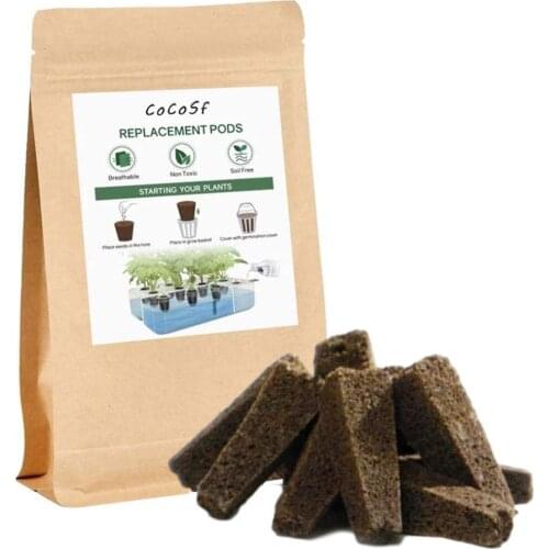 Seed Pod Sponges Seed Starter Sponge Pods Replacements Root Growth Sponge Plugs For Hydroponic Indoor Garden Seed Starting