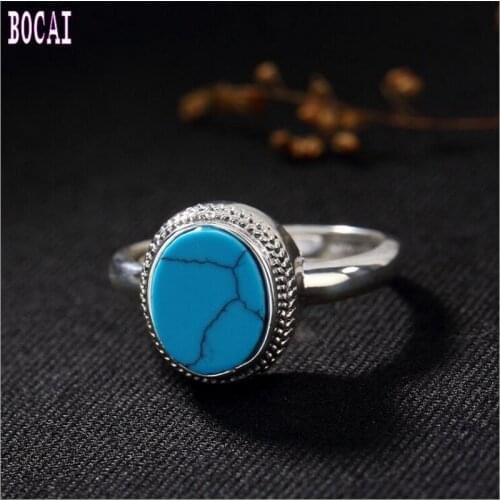 925 sterling silver fashion new jewelry natural stone simple personality wild sterling silver ladies ring 2019 womens ring