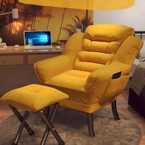 Computer backrest chair home comfortable sedentary lazy sofa single sofa chair student dormitory leisure desk chair