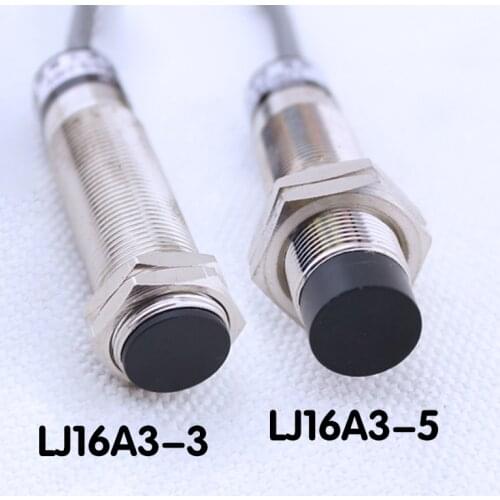 M16 3mm 5mm DC6~36V Cylinder Inductive Proximity Sensor Switch LJ16A3-3(5)-Z/BX/AX/CX/BY/AY/CY/EX/DX 2/3/4-wire PNP/NPN NO NC