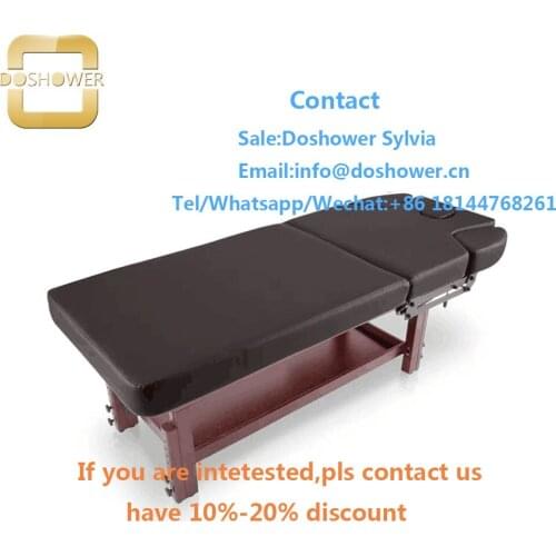 Massage bed pad with beauty facial bed for black hydraulic massage table