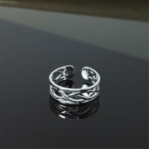 Cute Fashion Simple Sliver Plated Adjustable Toe Ring Foot Jewelry
