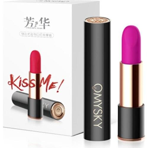 Mini Bullet Vibrator Vibrating Lipstick Full Body Massage Stick Vibrate Massager Clitoris Stimulator Sex Toys For Woman ZD0206