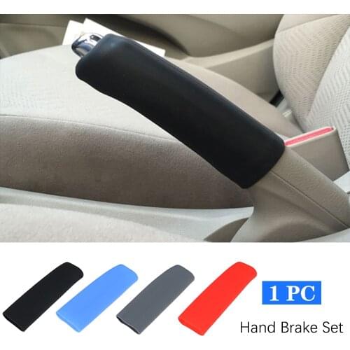 Hand Brake Set Universal Car Handbrake Sleeve Silicone Gel Cover Anti-Skid Auto Parking Brake