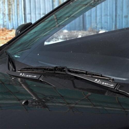 10 Pairs Customization NISMO Wiper Stickers Decal Car Styling For Nissan qashqai juke almera x-trail tiida car accessories