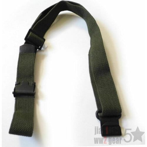 OUTDOORS ORIGINAL WWII WW2 US ARMY M1 GARAND SLING RIFLE GUN STRAP GREEN OLD armyshop2008