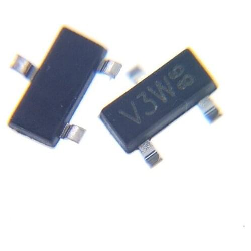 Original 100PCS/LOT PESD3V3L2BT V3W SOT23 NEW