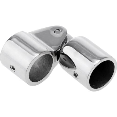 MARINE BOAT BIMINI TOP FITTING DECK HINGE STAINLESS STEEL with PIN 22MM