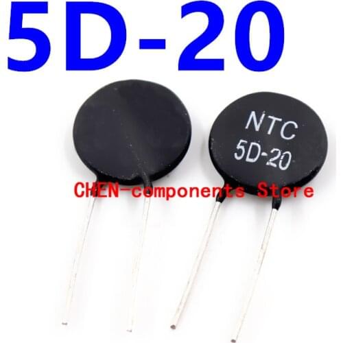 10pcs NTC 5D-20 Thermistor