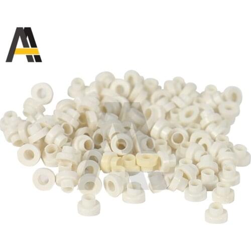 1000Pcs TO-220 Insulating Tablets Insulation Cap Transistor Pads Circle Insulation Particle Ring Silicone Pad Sheet for M3 Screw