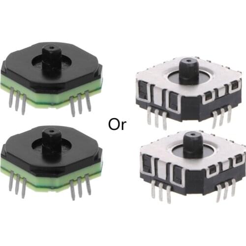 2Pcs 3D Analog Joystick Thumb Arcade Stick For PSP Joystick Potentiometer Switch Console Controller Repair color random