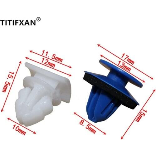 20PCS Auto front rear wheel arch eyebrow plastic fasteners clips for Q7 Q5 Q3