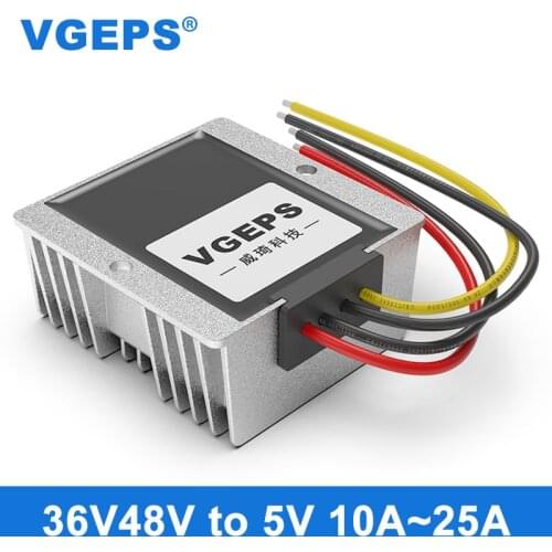 36V48V to 5V DC step-down converter 48V to 5V car DC-DC step-down power converter waterproof