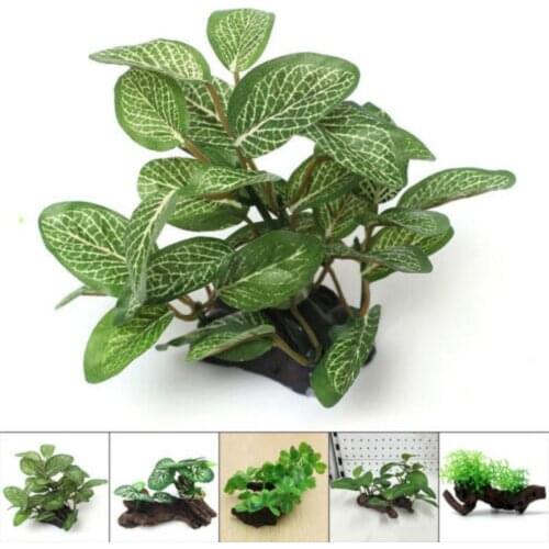 5 Types Underwater Plants Fish Tank Decor Aquarium Plant Aquatic Artificial Water Green Grass Decoration Landscaping Ornament