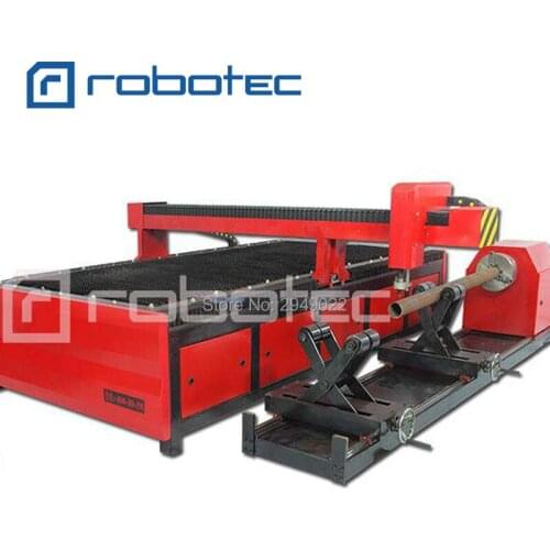 63A/100A/120A/160A/200A optional power supply cnc plasma cutting machine/1325 1530 metal pipe cutting machine with rotary