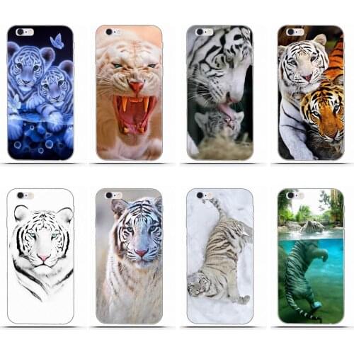 Wexoeq white tiger Soft Pattern Case Cover For Huawei Honor 4C 5A 5X 6A 6C 6X 7X 9 V8 V10 Mate 7 8 10 P9 P20 Pro Lite Play