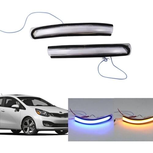 For KIA Rio 2012-2016 87624-1W000 87614-1W000 Rear View Mirror Lamp LED Dynamic Turn Signal Light Indicator Blinker Car Styling