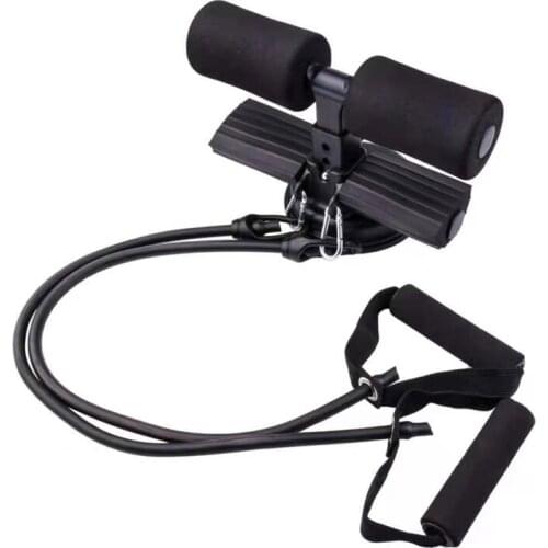 Sit Up Bar Fitness Resistance Bands Abdominal Exercise Assistant Set Machine Elastic Workout Equipment Home Gym Press Trainer