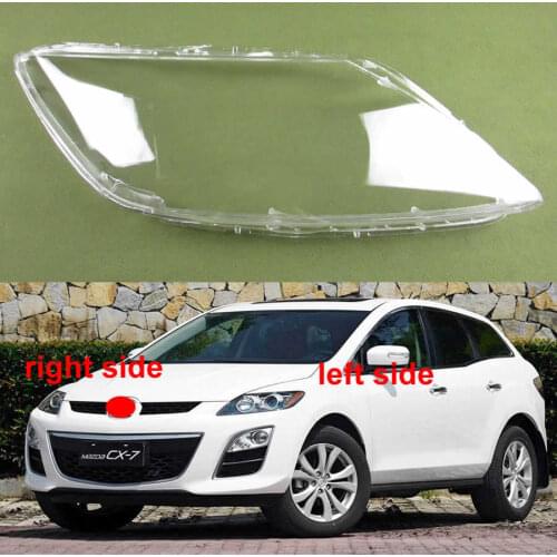 For Mazda CX-7 Lamp Shell Headlight Cover Glass Lampshade Cover Transparent Shade Car Headlight Lens