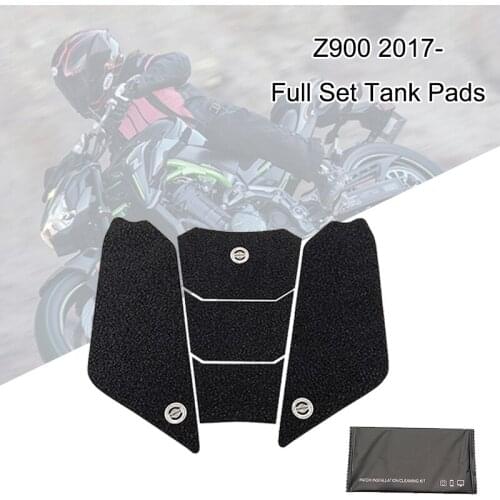 For Kawasaki Z900 2017-ON Motorcycle Full Set Fuel Tank Knee Traction Pads Protection Decals Grip Pads Stickers Z 900