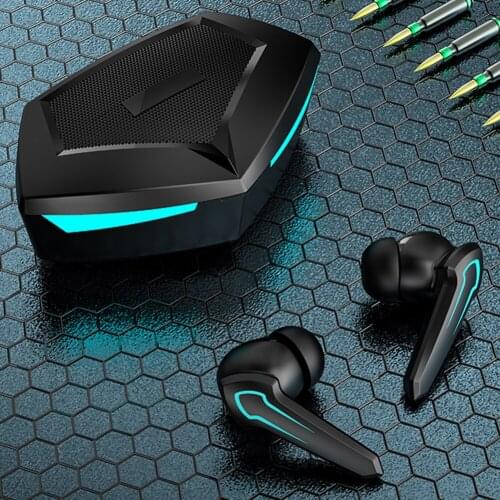 TWS Stereo 5.0 Earphone Bluetooth-compatible Wireless Gaming Headsets Headphone Sound Positioning HIFI Sports Earbuds With Mic