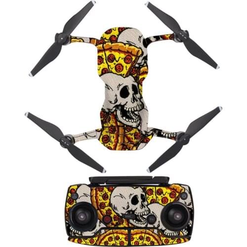 Horrible Skull Style Decal Skin Sticker For DJI Mavic Air Drone + Remote Controller + 3 Batteries Protection Film Cover A0164