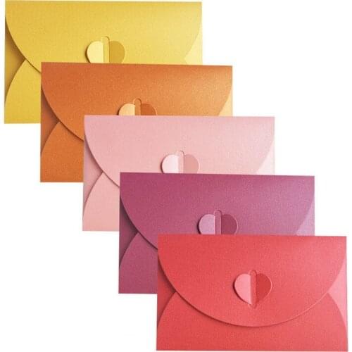 20PC Classical Kraft Paper Envelope Letter Mini Vintage Postcards Message Card for Wedding Invitation Envelope Gift White Black