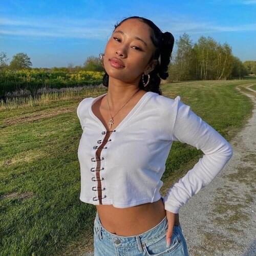 2021 Casual White Cropped Cardigan Women Autumn Thin Hooded Sweater Ladies Long Sleeve T Shirt Top Fashion