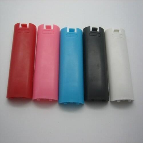50pcs/lot 5 color battery cover case battery back door shell cover for wii remote controller