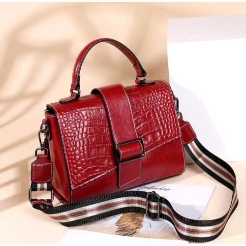 New high quality luxury women Genuine Leather bags