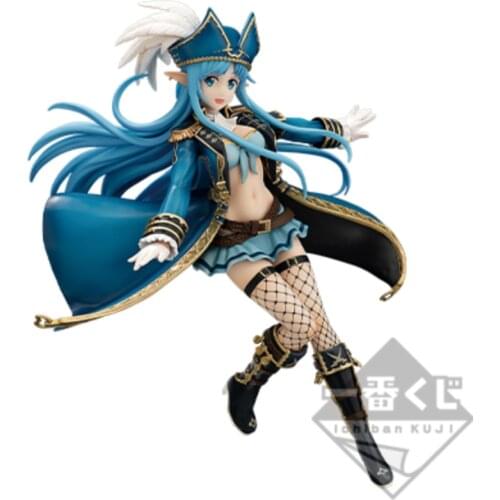 BANDAI Banpresto ichibansho SAO Sword Art Online MR part1 part2 Asuna Shino Leafa Yuuki Pirate costume Anime Toys Figure