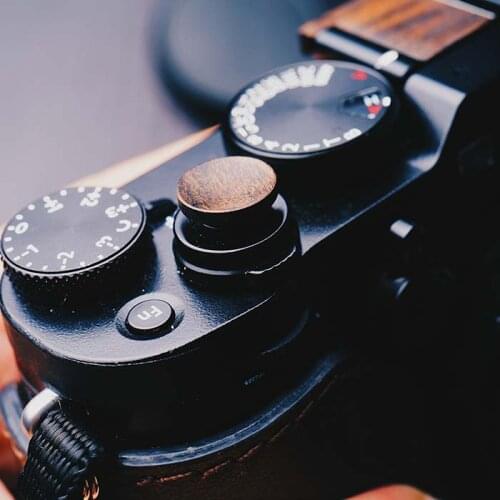 Wooden Wood Shutter Release Button For Fuji XE3 FujiFilm X E3